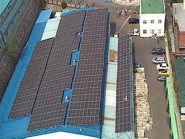 Dự án mái Solar 239,36kw, Hàn Quốc