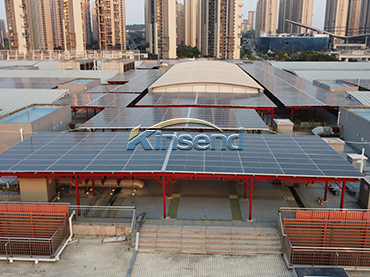 Tấm pin mặt trời lắp trên mái phẳng 7MW