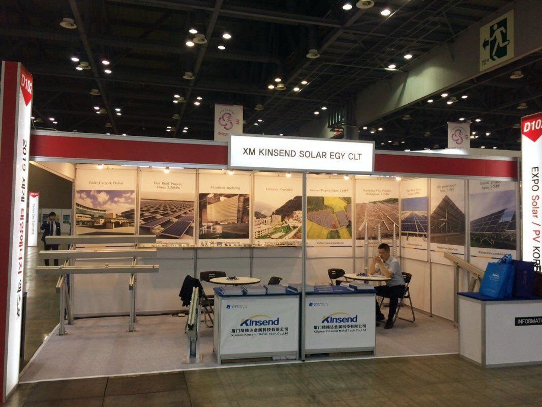  Kinsend trưng bày tại triển lãm năng lượng mặt trời hàn quốc 2018 