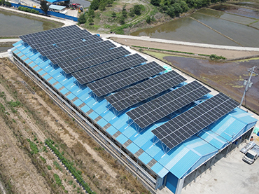 Hệ thống lắp mái kim loại 168KW, Hàn Quốc