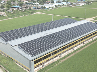 Hệ thống lắp đặt mái kim loại 128KW, Hàn Quốc