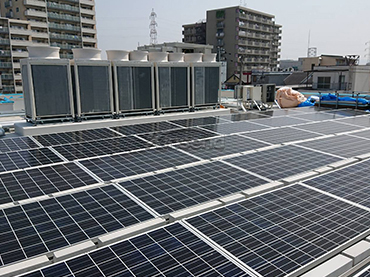 Hệ thống lắp Ballast mái phẳng 420KW, UAE