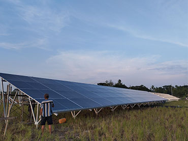 Hệ thống lắp đặt trên mặt đất 325KW